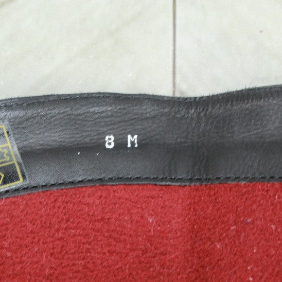 Santana Black Leather Side Zipper Tall Riding Boots Size 8 Medium - Picture 8 of 9